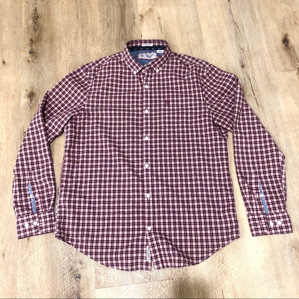 Original Penguin Mens Dress Shirt Large